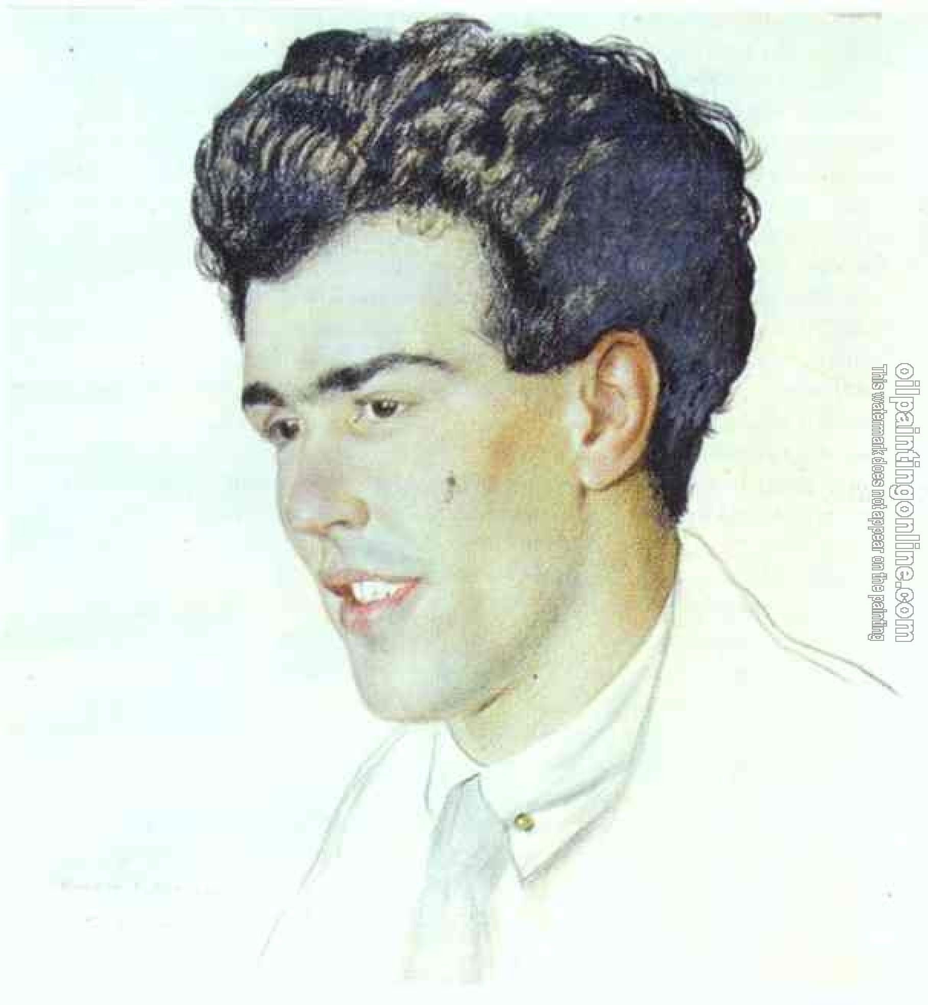 Kustodiev, Boris - Portrait of Nikolay Lazarevich Bublichenko